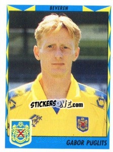 Sticker Gabor Puglits - Football Belgium 1998-1999 n. 73 - Panini