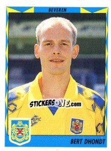 Sticker Bert Dhondt - Football Belgium 1998-1999 - Panini