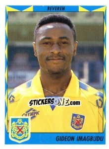 Sticker Gideon Imagbudu - Football Belgium 1998-1999 n. 77 - Panini