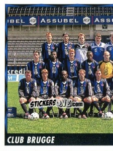 Figurina Elftal / Equipe - Football Belgium 1998-1999 - Panini