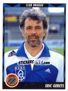Sticker Eric Gerets - Football Belgium 1998-1999 - Panini
