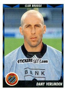 Sticker Dany Verlinden - Football Belgium 1998-1999 n. 86 - Panini
