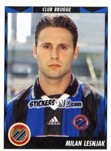 Figurina Milan Lesnjak - Football Belgium 1998-1999 - Panini