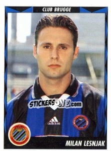 Figurina Milan Lesnjak - Football Belgium 1998-1999 n. 89 - Panini