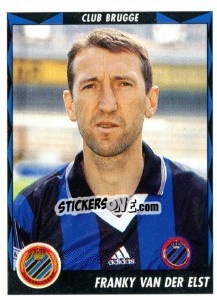 Sticker Franky van der Elst - Football Belgium 1998-1999 n. 92 - Panini