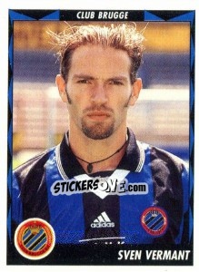 Sticker Sven Vermant - Football Belgium 1998-1999 - Panini