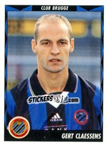 Sticker Gert Claessens - Football Belgium 1998-1999 - Panini
