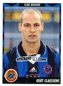 Sticker Gert Claessens - Football Belgium 1998-1999 n. 96 - Panini