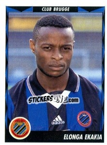 Figurina Elonga Ekakia - Football Belgium 1998-1999 - Panini