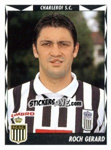 Sticker Roch Gerard - Football Belgium 1998-1999 - Panini