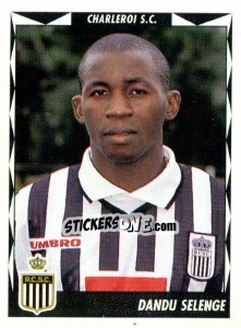 Cromo Dandu Selenge - Football Belgium 1998-1999 - Panini