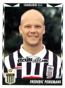 Sticker Frederic Peiremans - Football Belgium 1998-1999 - Panini