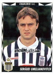 Sticker Serguei Omelianovitch - Football Belgium 1998-1999 n. 114 - Panini