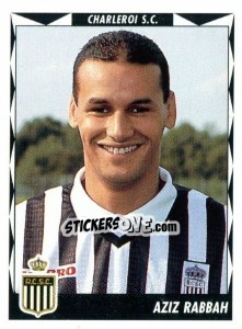Sticker Aziz Rabbah - Football Belgium 1998-1999 - Panini