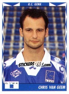 Sticker Chris van Geem - Football Belgium 1998-1999 - Panini