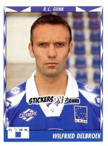 Sticker Wilfried Delbroek - Football Belgium 1998-1999 - Panini