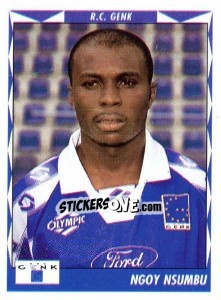 Sticker Ngoy Nsumbu - Football Belgium 1998-1999 - Panini