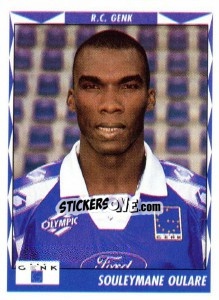 Sticker Souleymane Oulare - Football Belgium 1998-1999 - Panini