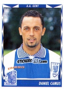 Sticker Daniel Camus - Football Belgium 1998-1999 - Panini