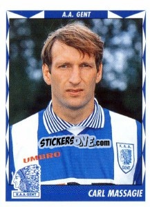 Sticker Carl Massagie - Football Belgium 1998-1999 n. 147 - Panini