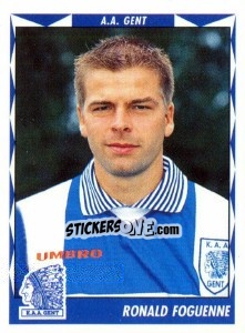 Sticker Ronald Foguenne - Football Belgium 1998-1999 n. 149 - Panini