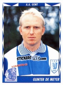 Sticker Gunter De Meyer - Football Belgium 1998-1999 n. 151 - Panini