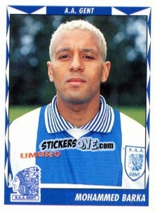 Sticker Mohammed Barka - Football Belgium 1998-1999 n. 152 - Panini