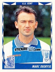 Sticker Marc Degryse - Football Belgium 1998-1999 n. 153 - Panini