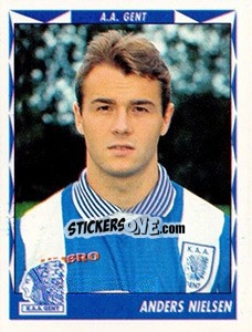 Sticker Anders Nielsen - Football Belgium 1998-1999 n. 154 - Panini