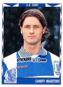 Figurina Sandy Martens - Football Belgium 1998-1999 n. 156 - Panini