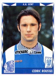 Sticker Cedric Roussel - Football Belgium 1998-1999 n. 157 - Panini