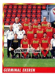 Sticker Elftal / Equipe - Football Belgium 1998-1999 - Panini