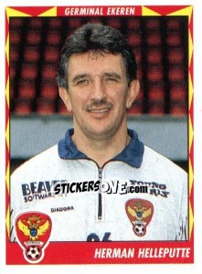 Sticker Herman Helleputte - Football Belgium 1998-1999 - Panini