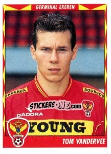 Figurina Tom Vandervee - Football Belgium 1998-1999 - Panini