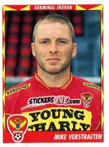 Sticker Mike Verstraeten - Football Belgium 1998-1999 - Panini