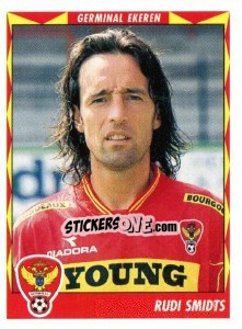 Sticker Rudi Smidts - Football Belgium 1998-1999 n. 166 - Panini
