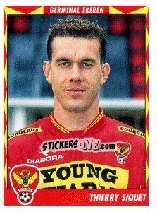 Figurina Thierry Siquet - Football Belgium 1998-1999 - Panini