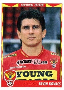 Sticker Ervin Kovacs - Football Belgium 1998-1999 n. 168 - Panini