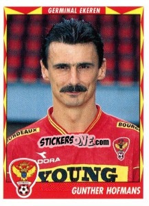Sticker Gunther Hofmans - Football Belgium 1998-1999 - Panini