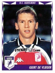 Cromo Genter De Vlieger - Football Belgium 1998-1999 - Panini