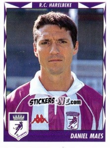 Sticker Daniel Maes - Football Belgium 1998-1999 - Panini