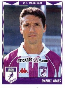 Sticker Daniel Maes - Football Belgium 1998-1999 n. 182 - Panini