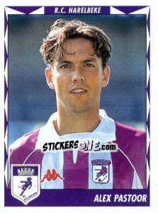 Sticker Alex Pastoor - Football Belgium 1998-1999 n. 184 - Panini