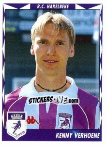 Sticker Kenny Verhoene - Football Belgium 1998-1999 - Panini