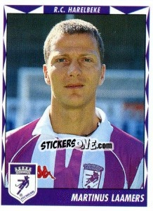 Cromo Martinus Laamers - Football Belgium 1998-1999 n. 187 - Panini