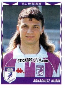 Figurina Arkadiusz Kubik - Football Belgium 1998-1999 - Panini