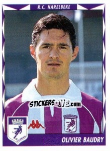 Sticker Olivier Baudry - Football Belgium 1998-1999 n. 190 - Panini