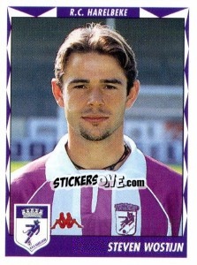 Sticker Steven Wostijn - Football Belgium 1998-1999 - Panini
