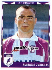 Cromo Rimantas Zvingilas - Football Belgium 1998-1999 - Panini