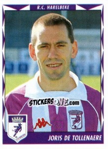 Figurina Joris De Tollenaere - Football Belgium 1998-1999 n. 195 - Panini
